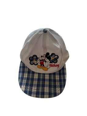 Vintage 90's Mickey Mouse Plaid Brim
Hat (96)